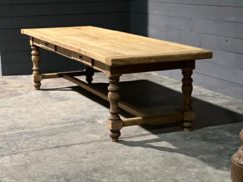 fig 1. Huge 19th Century French Farmhouse Dining Table