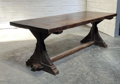 French Oak Farmhouse Refectory Dining Table