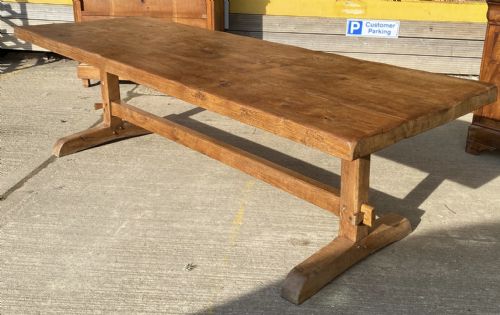 Superb Large French Farmhouse Refectory Dining Table