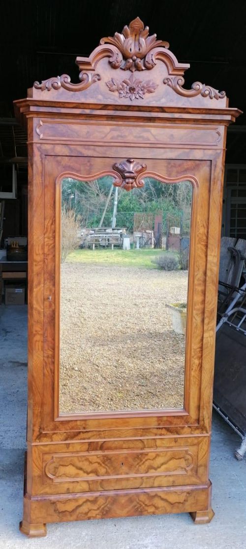 Finest Quality Burr Walnut French Armoire