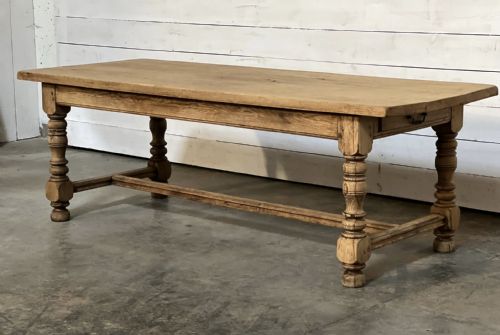 French Farmhouse Oak Kitchen Dining Table