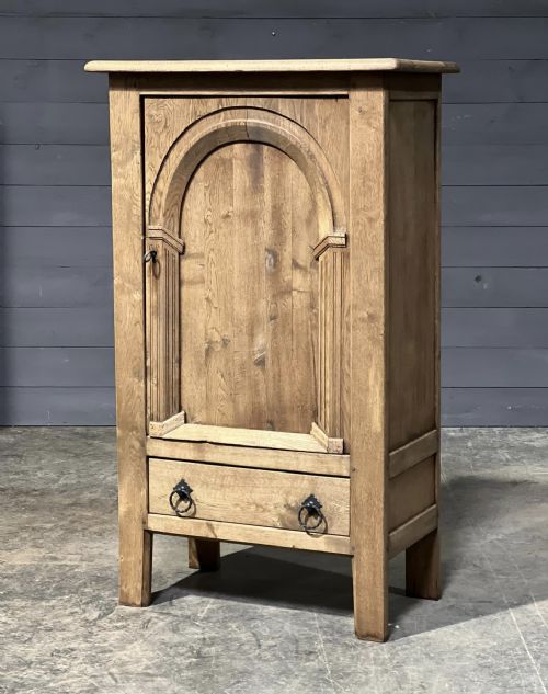 Architectural French Oak Cupboard