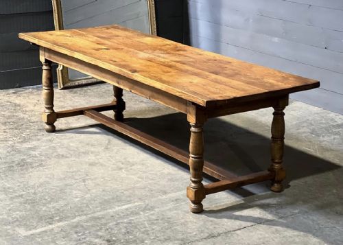Large French Oak Refectory Farmhouse Dining Table