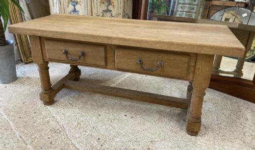 French Bleached Oak Coffee Table