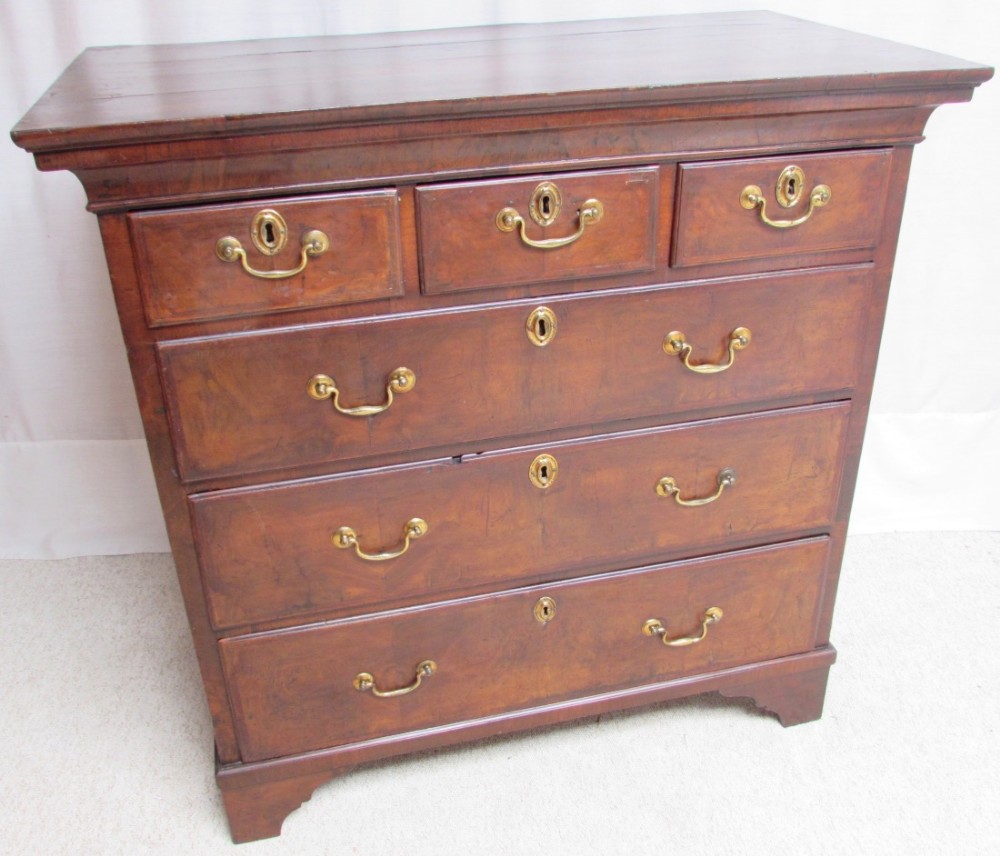 Queen Anne Walnut Chest of Drawers