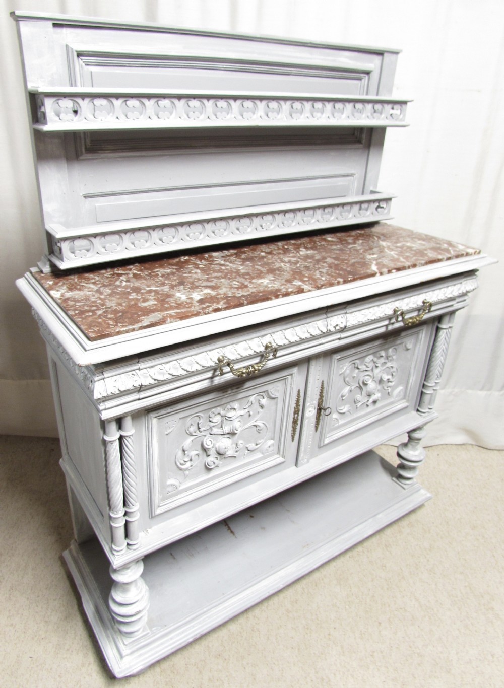 Painted French Walnut Buffet
