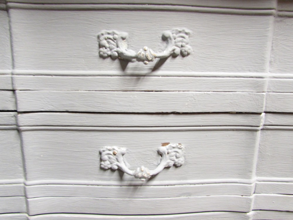 French Painted 3 Drawer Chest of Drawers View X
