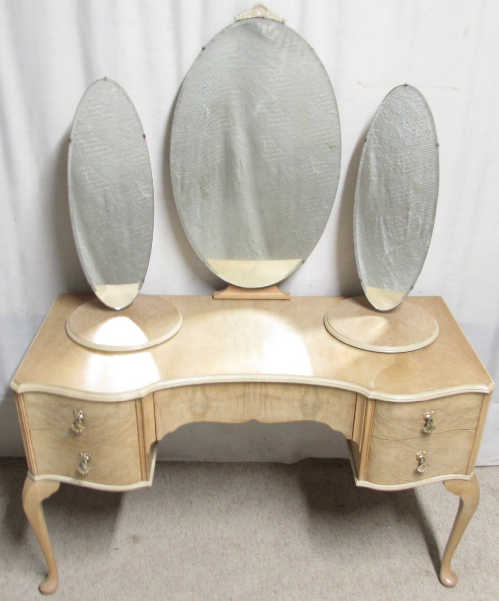Bleached Walnut Dressing Table