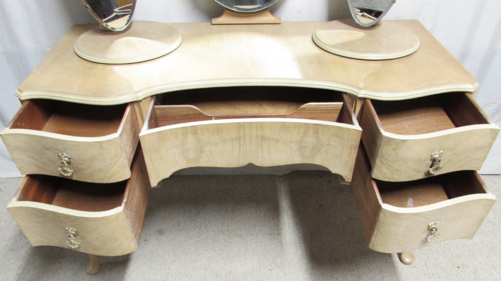 Bleached Walnut Dressing Table View V