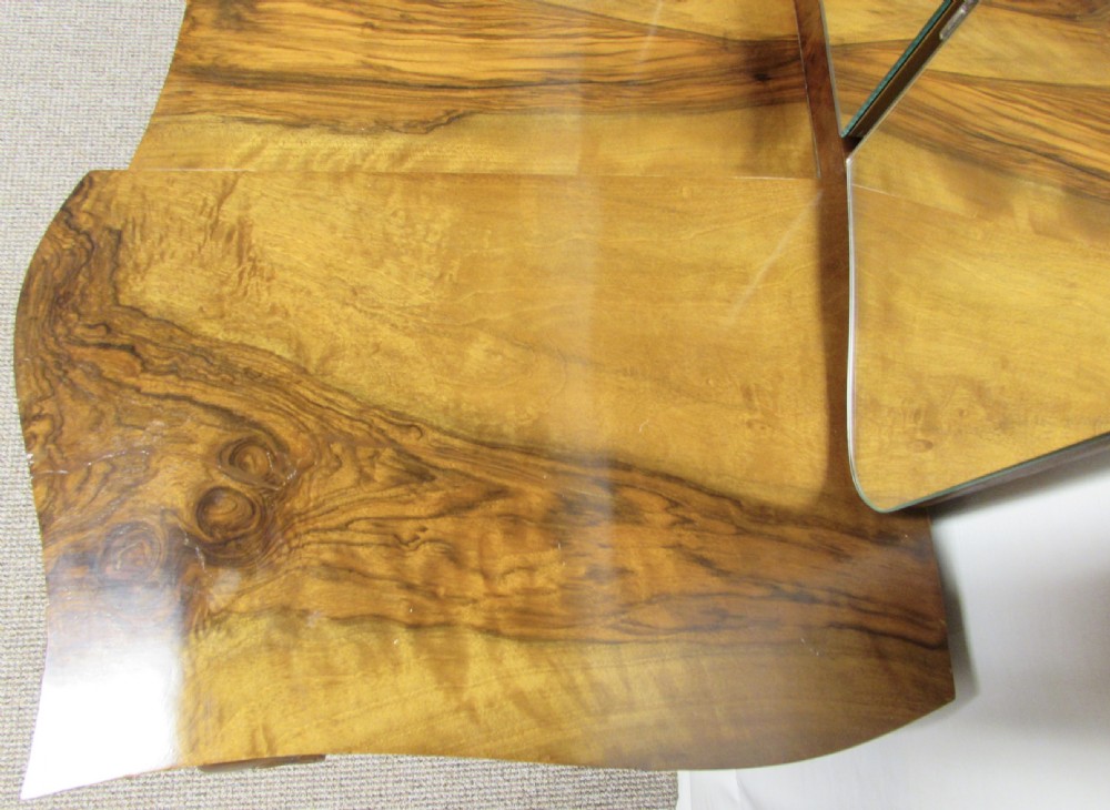 Shaped Burr Walnut Dressing Table View XII