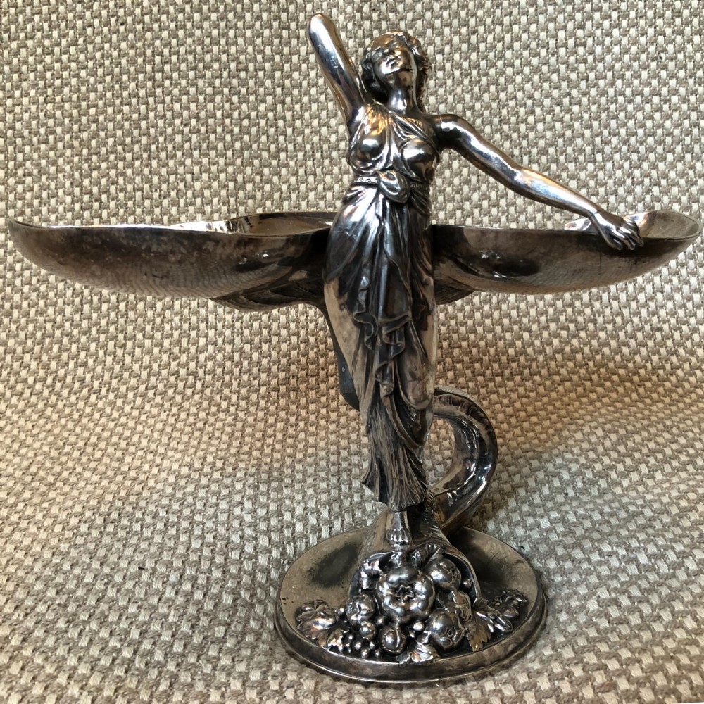WMF Art Nouveau Silver Plate Center Piece View XII