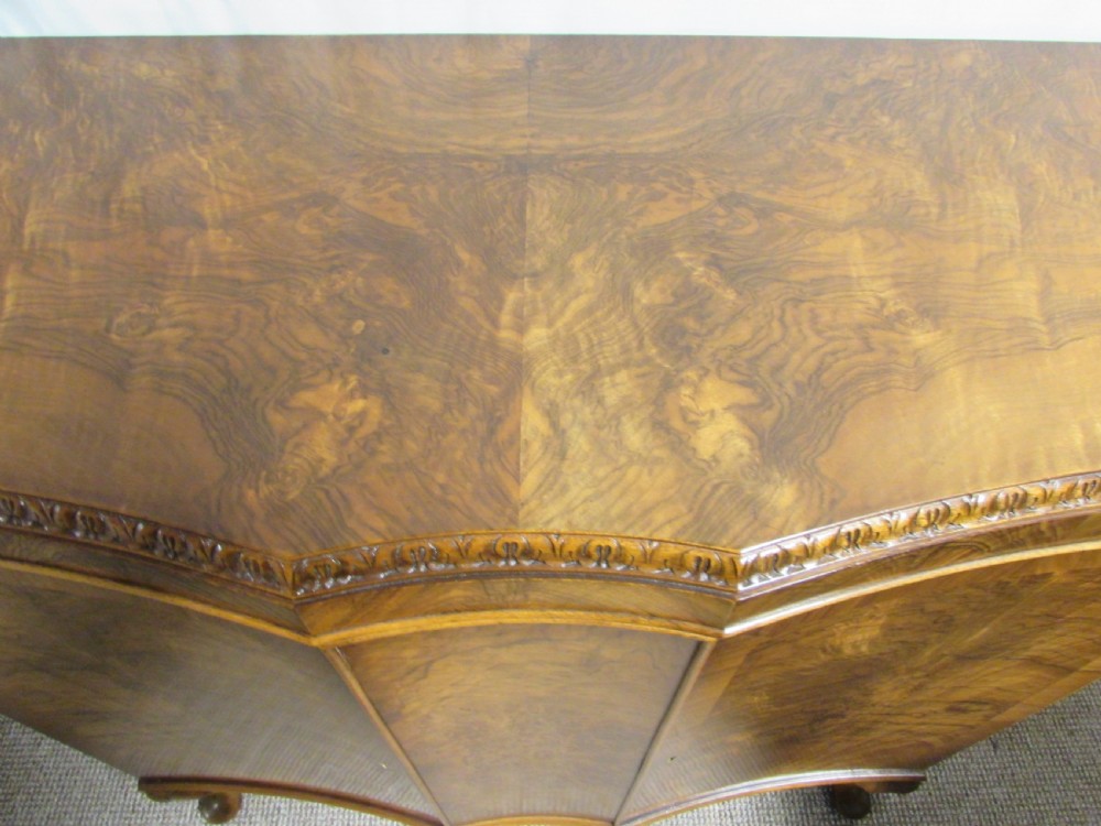 Burr Walnut Serpentine Shape cupboard View VI
