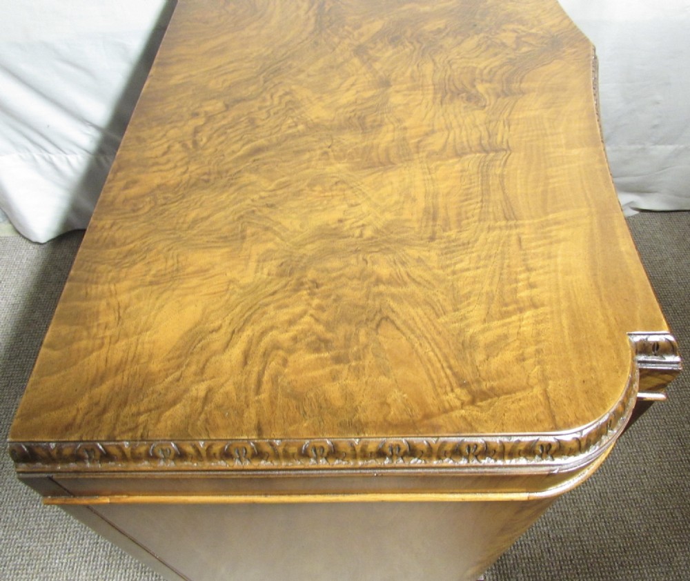Burr Walnut Serpentine Shape cupboard View XIII