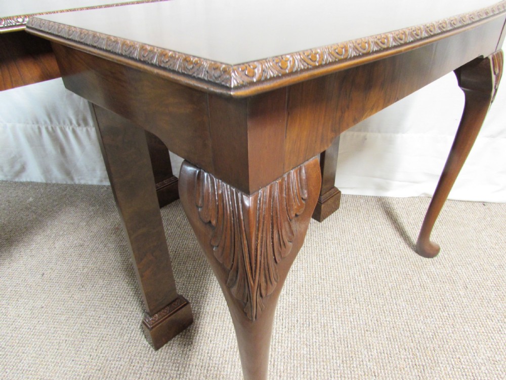 Pair Burr Walnut Console Tables View IX