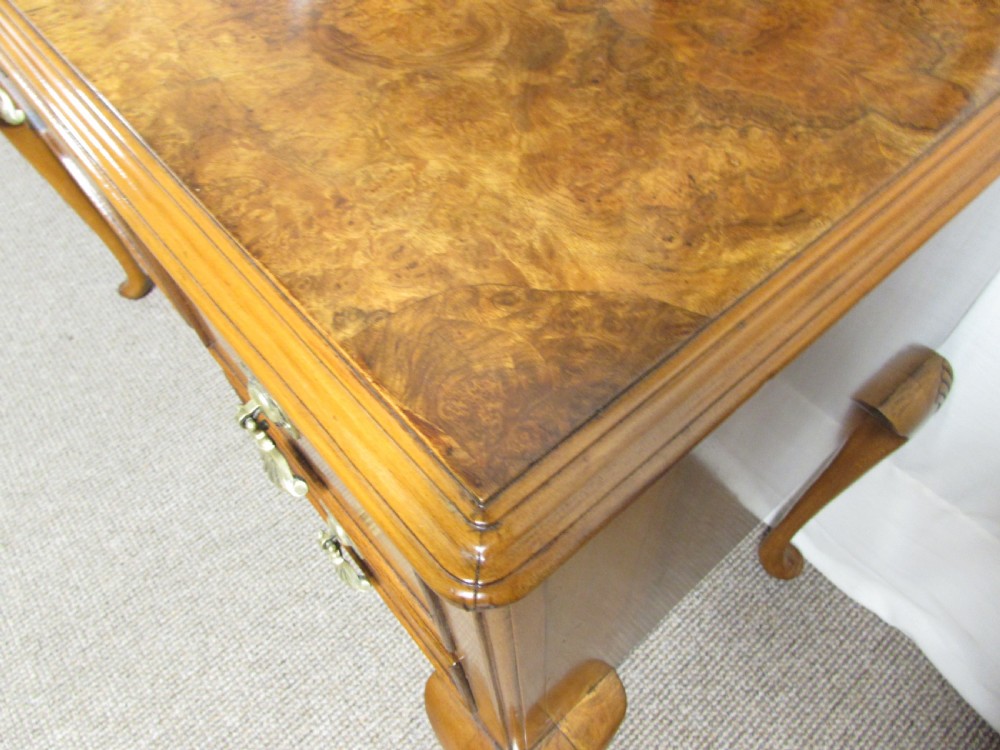 Quality Burr Walnut Dressing Table View VIII