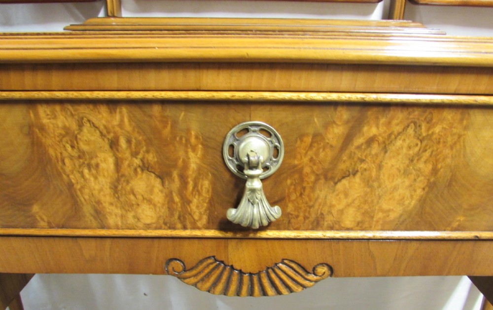 Quality Burr Walnut Dressing Table View X