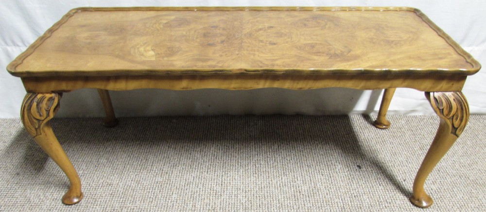 Burr Walnut Coffee Table