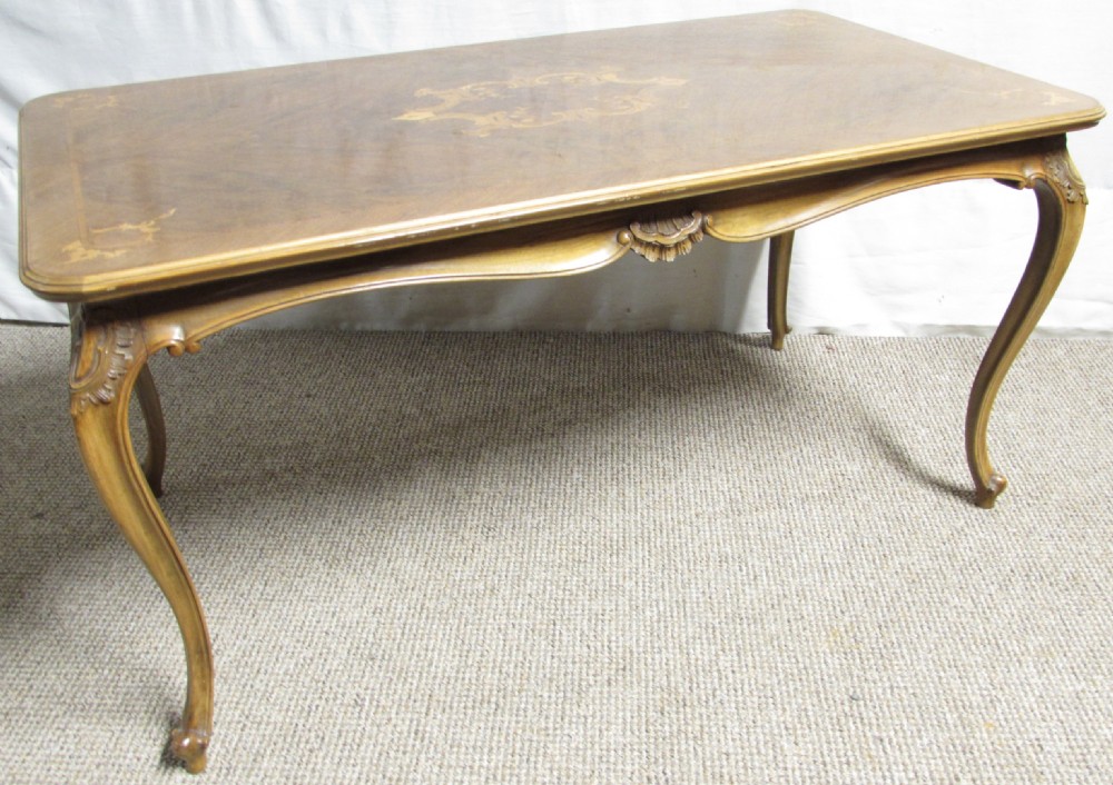 French Burr Walnut Coffee Table View VII