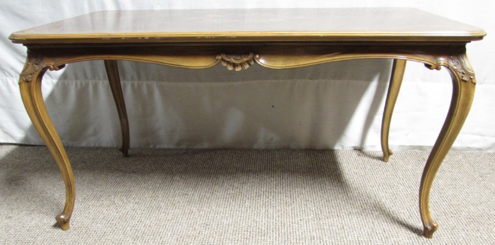 French Burr Walnut Coffee Table View VIII