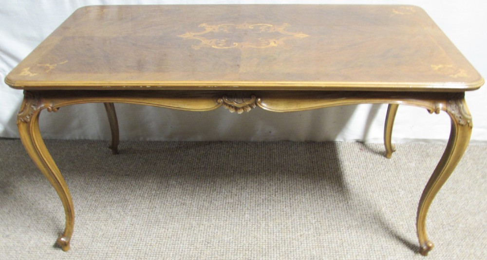 French Burr Walnut Coffee Table View IX