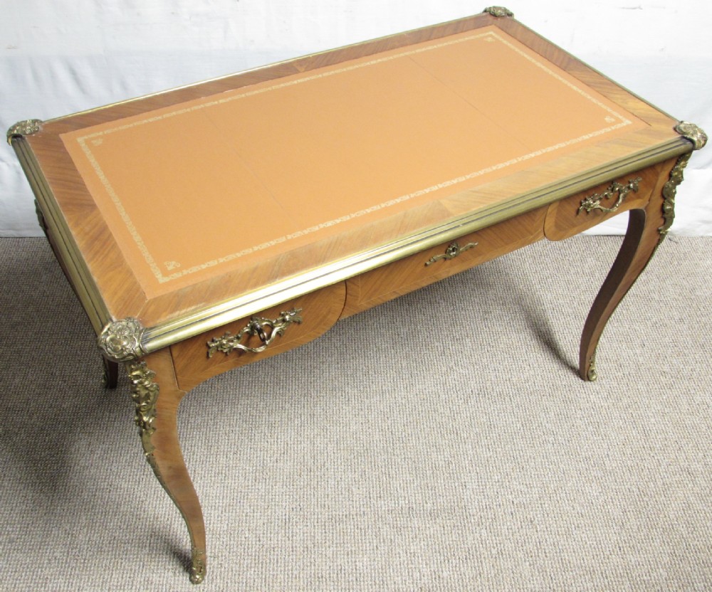 Superb Ormulu Mounted French Bureau Plat