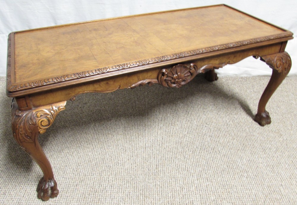 Burr Walnut Coffee Table