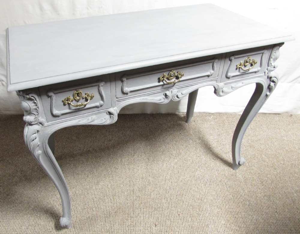 French Painted  Side Lamp Table