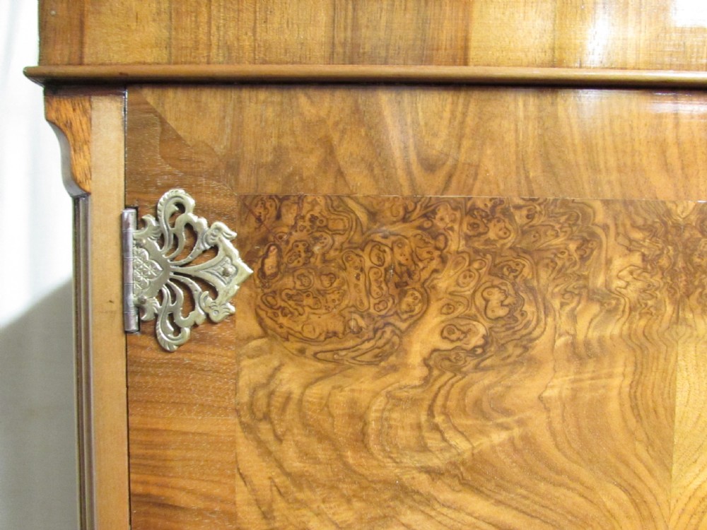 Quality Burr Walnut Compactum Wardrobe View II