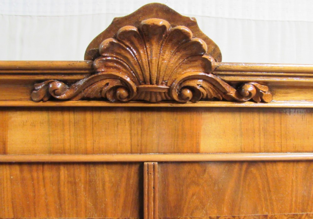 Quality Burr Walnut Compactum Wardrobe View III