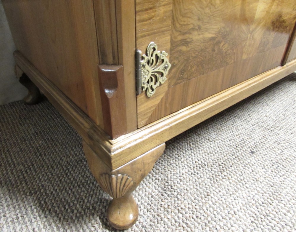 Quality Burr Walnut Compactum Wardrobe View VI