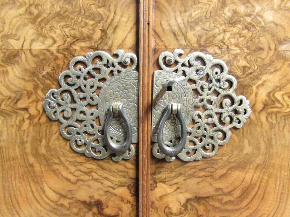 Quality Burr Walnut Compactum Wardrobe View VII