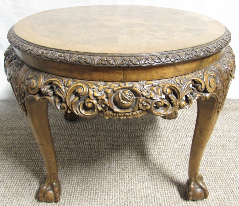 Superb Burr Walnut Coffee Table