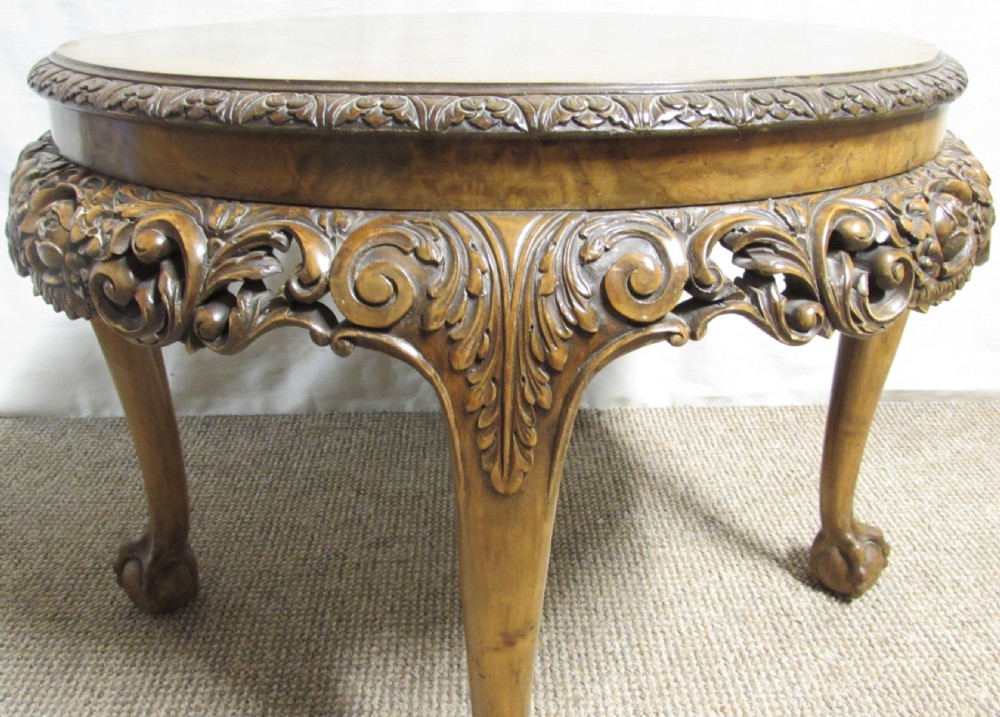 Superb Burr Walnut Coffee Table View VII