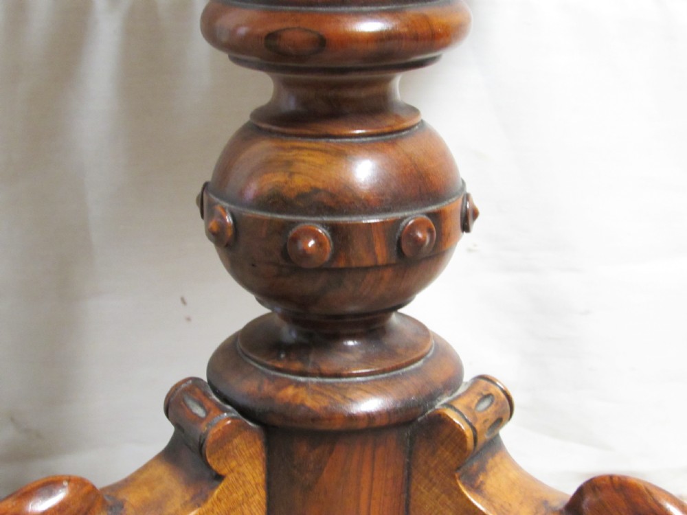 Victorian Burr Walnut Wine Table View VI