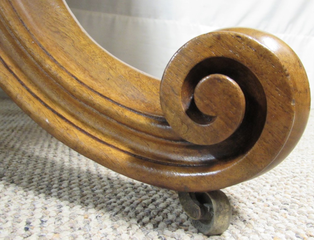 Burr Walnut Victorian Loo Dining Table View VII