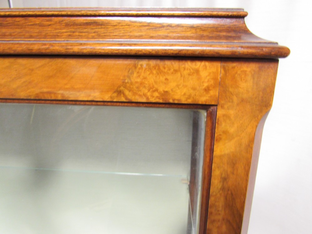 Queen Anne Walnut Display Cabinet View V