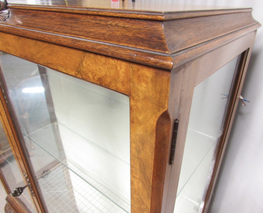 Queen Anne Walnut Display Cabinet View VI