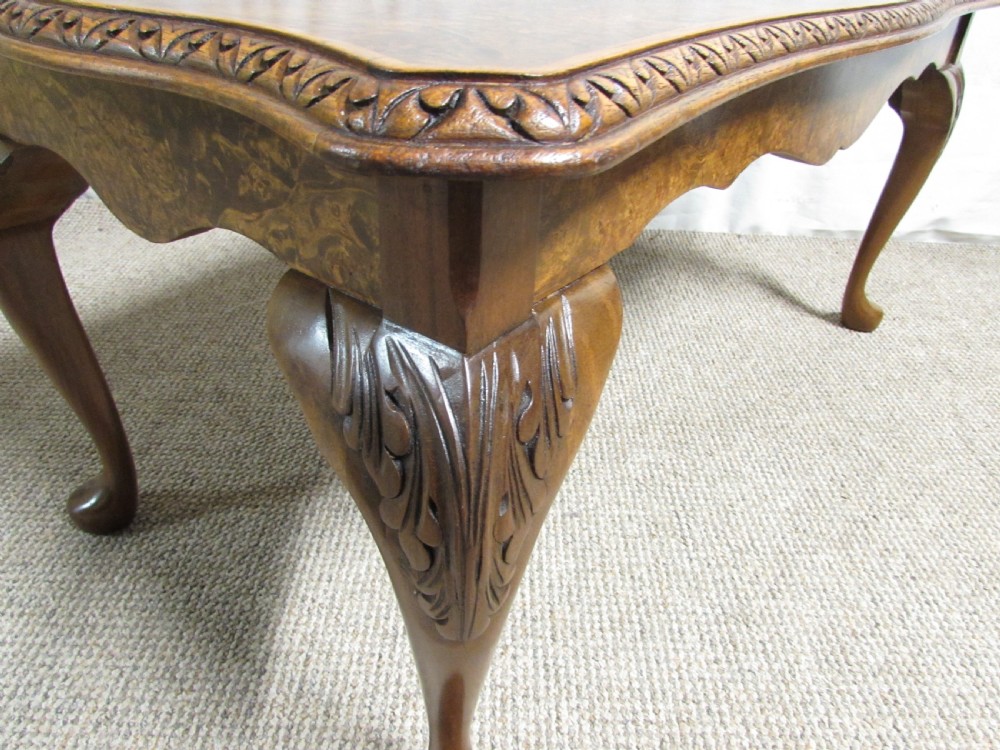 Burr Walnut Coffee Table View V