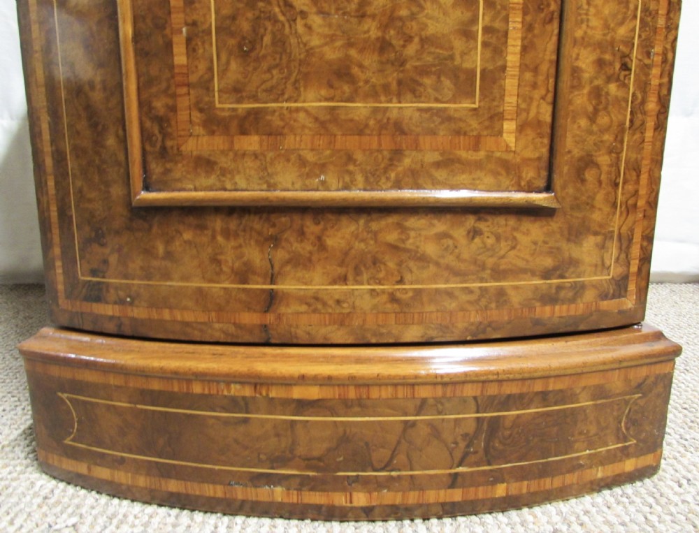 Superb Burr Walnut Bedside Cupboards View IV