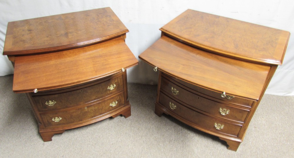 Pair Burr Walnut Chest of Drawers View VII