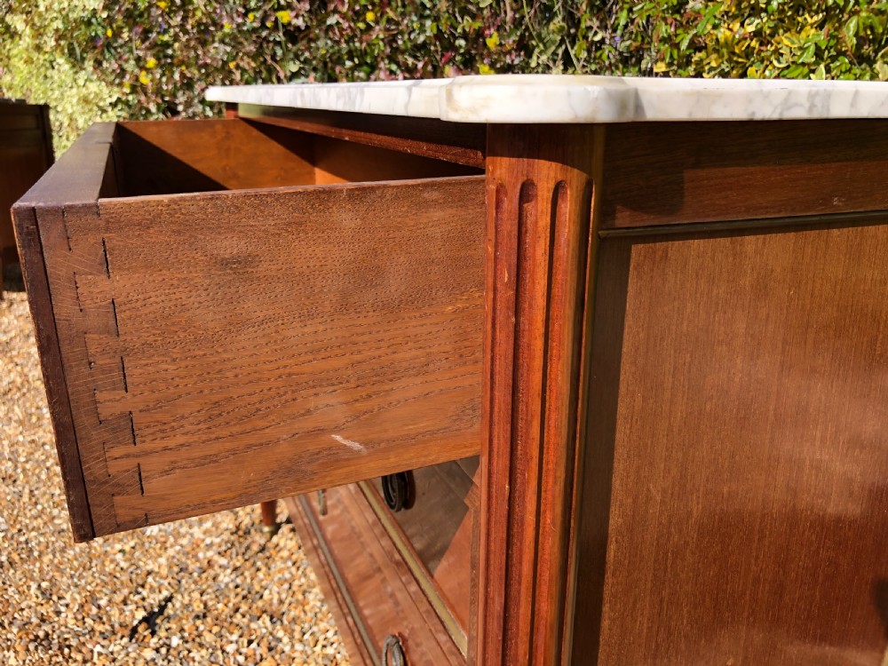 French Marble Top Chest of Drawers View XI