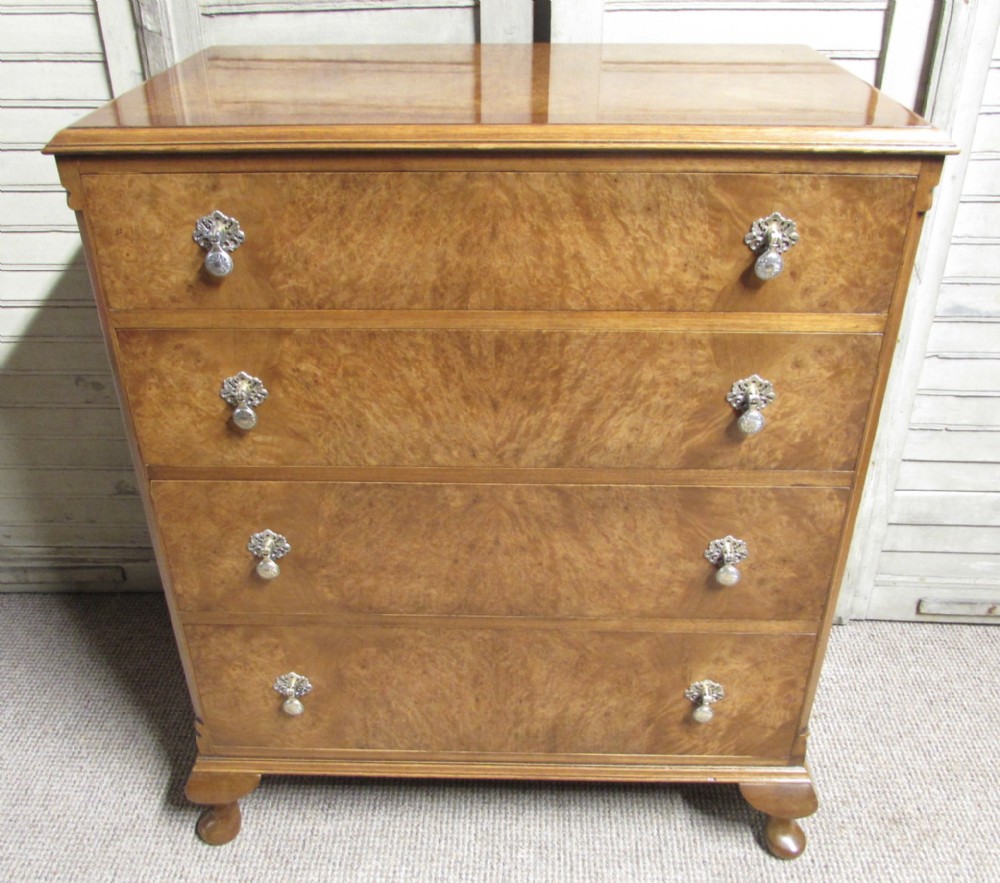 Burr Walnut Chest of Drawers