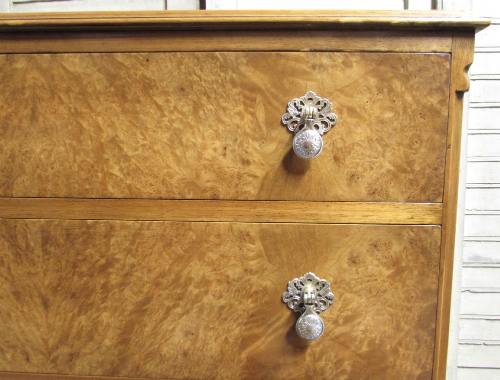 Burr Walnut Chest of Drawers View V