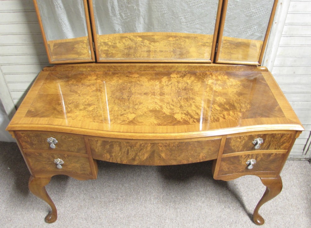 Burr Walnut Dressing Table View II