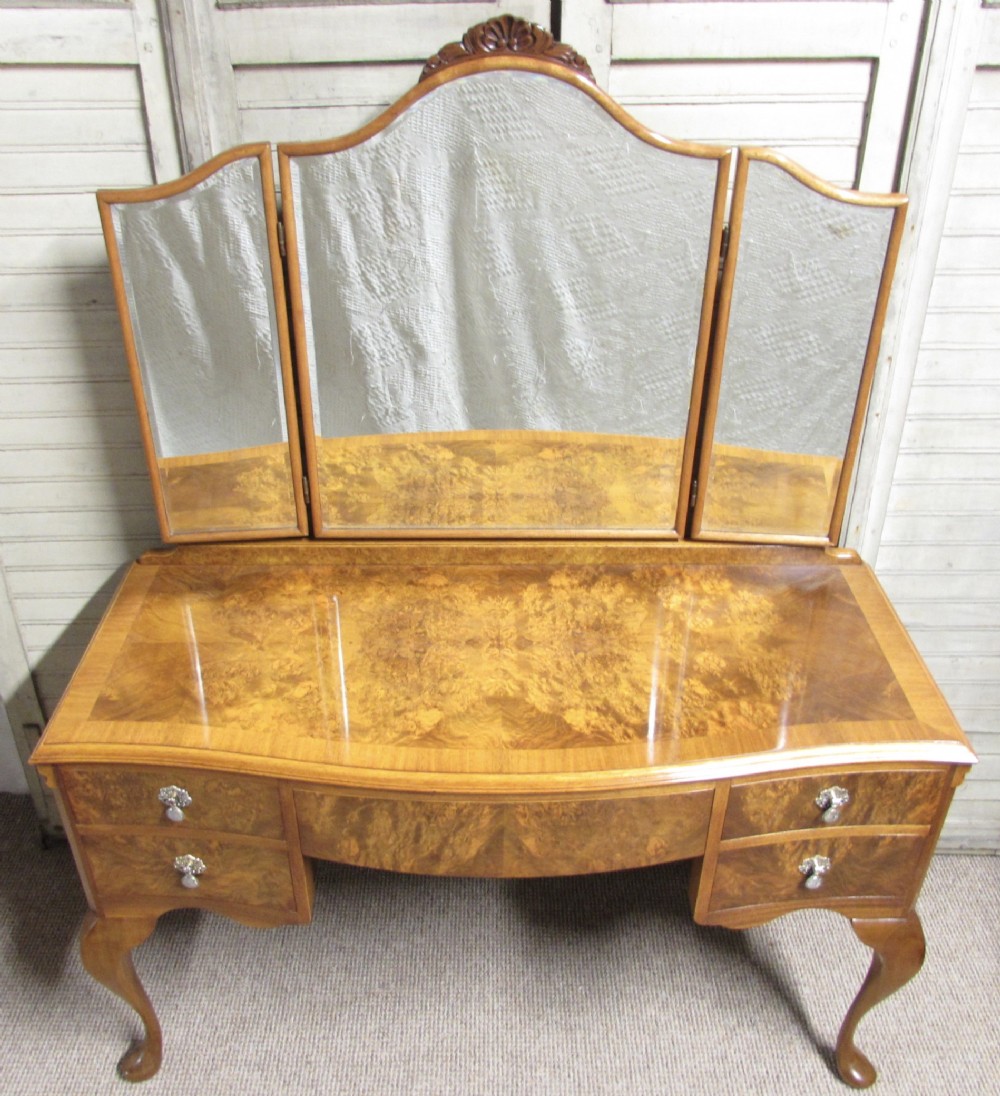 Burr Walnut Dressing Table
