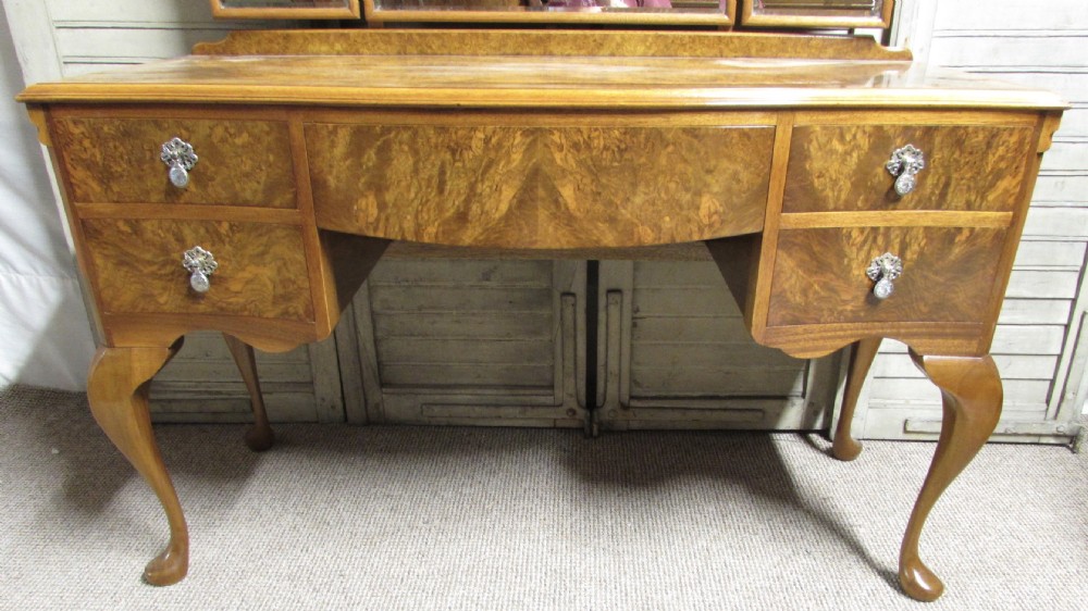 Burr Walnut Dressing Table View III