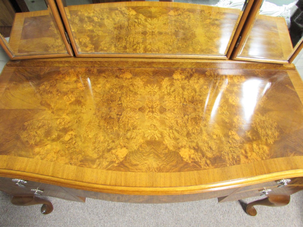 Burr Walnut Dressing Table View IV