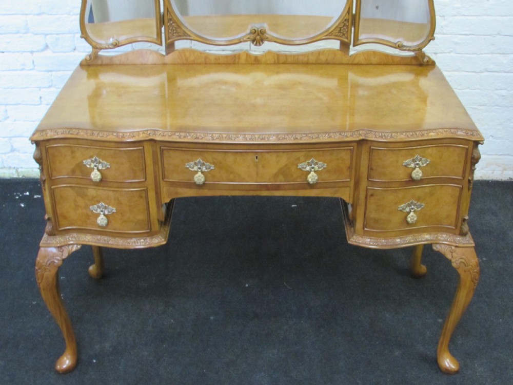 Burr Walnut Bedroom Suite WILL SPLIT View VII