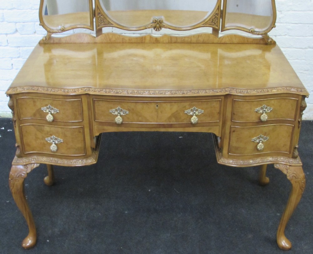 Burr Walnut Bedroom Suite WILL SPLIT View VIII
