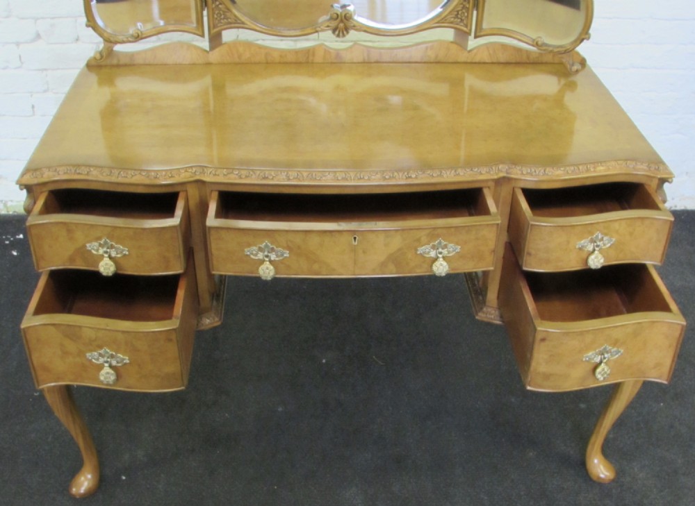 Burr Walnut Bedroom Suite WILL SPLIT View X